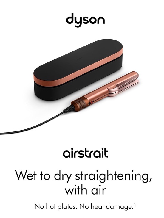 Dyson Other - Dyson Airstrait Hair Straightener in Black and Rose Gold